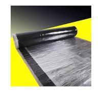 LXBAMKEA Autocollant Asphalte Étanche Toiture Ruban Adhésif De Réparation, Feuille D'aluminium Ruban Bitumineux, Murs Sols Greniers Revêtement, Isolation Thermique Ruban D'étanchéité(30x100cm)