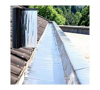 LXBAMKEA Membrane Autocollante Imperméable, Feuille D'aluminium Ruban Bitumineux, Ruban Bitumineux pour Étanchéité De Toiture/Étanchéité De Fenêtre, Protection UV sous-Couche Rouleau(10x100cm)