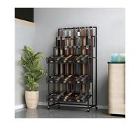 LXBAMKEA Porte-ceintures, Multifonctionnel Organiseur De Placard, Cravates Châles Écharpes Accessoires Rangement Présentoir, Magasins Étalons De Marché Supermarchés Maison Étagères(Black,80x40x150cm)