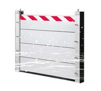 LXBche Barrière Anti-inondation Mobile, Barrière Anti-inondation en Aluminium, Barrières Anti-inondation pour Portes, Barrières Anti-inondation réutilisables pour Garage, sous-Sol et Porte d'entrée