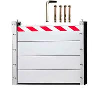 LXBche Barrière Anti-inondation Mobile, Barrière Anti-inondation en Aluminium, Barrières Anti-inondation pour Portes, Barrières Anti-inondation réutilisables pour Garage, sous-Sol et Porte d'entrée