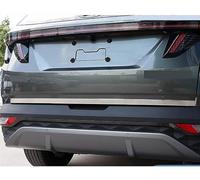 LXBSXY Coffre ArrièRe Couvercle Garniture Voiture pour Hyundai Tucson NX4 2021 2022, Acier Inoxydable Chrome Voiture Hayon Protection Autocollants PoignéE de Porte Style Accessoires