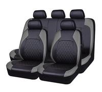 LXBSXY pour Renault Kadjar 2015-2022,Ensemble Complet de Housses de siège de Voiture en Cuir imperméable,Compatible airbag latéral, Lavable et Facile à Installer,A-Gray