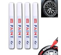 LXCJZY Car Tire Marker Pens,Anti-drying Letter Graffiti Ink Marker,Waterproof Car Tire Paint Pen,Tire Paint Marker Pens for Car Tire Lettering,Quick Drying Non-Fading Permanent Markers (white)