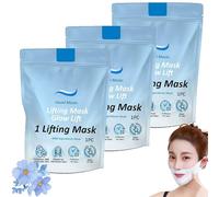 LXCJZY Chinology Chin Mask, Chinology Chin Mask Double Chin, Double Chin Reducer, Chinology Neck Mask, Double Chin Eliminator for Women (3pcs)