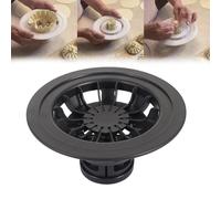 LXCJZY Flower Shaped Bun & Dumpling Machine,Baozi Maker Machine Dumpling Maker Mold,Kitchen Tools and Gadgets (Black)