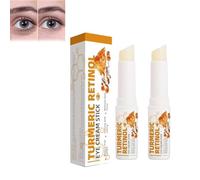 LXCJZY Lumistick for Eye Bags,Turmeric Eye Cream Stick,Moisturizing Hydrating Eye Cream, with Eye Cream Applicator Wand Stick (2)