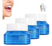 LXCJZY Magic Whitening Powder, Booster Powder Teeth Whitener, Instant Whitening and Stain Removal, Whiten Your Smile Naturally, No Sensitivity - Enamel-Safe Toothpaste Whitening Powder (3pcs)