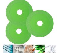 LXCJZY Rock Slab Grinding Disc,Rock Plate Flat Grinding Disc Tile Ceramic,Glass Cutting Disc for Angle Grinder,4 * 7/8 inch Glass Cutting Disc for Tile, Marble and Crystal (3pcs)