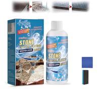 LXCJZY Stone Crystal Plating Agent,Stone Nano Crystal-Plating Agent, Stone Stain Remover Cleaner,Stone Polishing and Coating Agent, for Marble, Granite, Quartz, and More (1PCS)