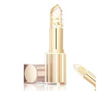 LXCJZY Transferproof Color Changing Lipstick, Color Changing Lipstick Gold Foil for Women, Moisturizing Glossy Shine Lip Gloss, Long Lasting 24 Hours, Deep Nourishing (1pcs, 3.5g)