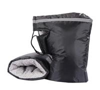 LXCMQL 2 Pièces Gants de Guidon Moto pour Piaggio MP3 300 2010-2024, Manchons de Guidon de Moto Imperméables et Coupe-Vent Hiver Protéger Froid Gants Chauds Moto