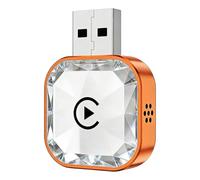 LXCMQL Carplay sans Fil pour Abarth 500e 2023 2024, Compatible avec iOS CarPlay & Android Auto Plug & Play Connexion Rapide Bluetooth Commande Vocale,B