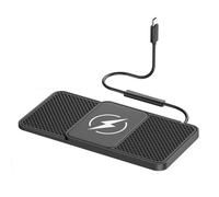 LXCMQL Chargeur Induction Voiture pour Dodge Charge 2011-2020, 20W Type-C/USB Chargeur de Voiture sans Fil Tapis Chargement Antidérapant,A 30cm Cable Type-C Plug