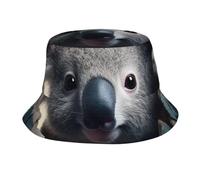 LXCNQFN Chapeau cloche éléphants au bord de la mer pour homme et femme chapeau de pêche à large bord pour la randonnée, Animaux mignons en animation, Taille unique