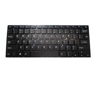 LXCOZED Clavier d'ordinateur Portable pour DIGMA Eve 300 ES3004EW 13.3 sans Cadre, Noir (États-Unis, Russie, Royaume-Uni)(Russian RU)