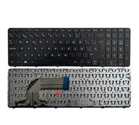LXCOZED Clavier d'ordinateur Portable Russe/américain/Britannique/Espagnol/Latin pour HP 9Z.N9HSC.601 PK1314D1A00 NSK-CN6SC 749658-251 15-e081sr 15-e082er 15-e082sr(Black SP with Frame)