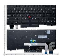 LXCOZED Clavier d'ordinateur Portable US/RU, pour ThinkPad X280 A285 X390 X395 L13 Yoga S2 5e génération/S2 Gen 6 L13/X13 Gen1/x13 Gen2/S2 génération(US NO Backlit Stick)