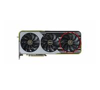 LXCOZED Ventilateur de Carte vidéo 95 mm FDC10U12S9-C DC12 V 0,45 A 4 Broches pour Asrock pour Radeon RX 6900 XT OC pour Ventilateur Refroidissement Formula(Right Fan)