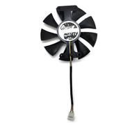 LXCOZED Ventilateur de Refroidissement pour GPU Red for Devil RX470 RX480 RX580 pour PowerColor pour Radeon pour for Dragon AX RX 480 470 580 Cartes vidéo(A Fan)