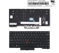 LXDDP Clavier de rechange pour ordinateur portable Lenovo ThinkPad E490 E495 T490 L490 E480 E485 L480 T480s Noir (sans rétroéclairage)