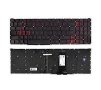 LXDDP Clavier de remplacement US rétroéclairé pour ordinateur portable Acer Nitro 5 AN51554 AN5155450AF AN5155455YM AN5155458YY AN5155471FT Noir