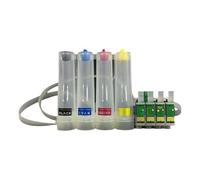 LXfOtG 1 Set 252 27 Système d'alimentation à l'encre Continue Vide avec Une Puce permanente Compatible avec diverses imprimantes(European Version 27)