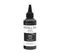 LXfOtG 100 ML de Recharge d'encre Pigment Compatible avec Divers modèles 962 963 964 965 9010 9012 9013 9014 9015 9016 9018 9019 9020 9022 9023 9025 9026 9027 9028(1pcs-BK)