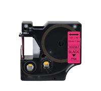 LXfOtG 12 mm x 7m 45013 Étiquettes 45010 45015 45018 45023 45024 Compatible avec des imprimantes étiquettes comme la série D1 et Les modèles LabelManager 160 280 210D(Fluorescent Pink)