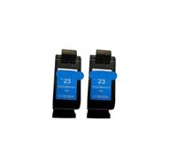 LXfOtG 2X Clands de Cartouches compatibles Couleur Remplacement Compatible avec 23 C1823D Fonctionne avec DeskJet 710C 712C 720C 722C 810C 812C 815C 830C 832C 880C 895C 895CXI Printers IMPRIDERS