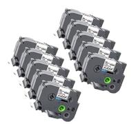 LXfOtG 36 mm 10pk TZE161 Coulette d'étiquette stratifiée Compatible avec Le Ruban d'imprimante Tze 161 Fonctionne avec Les laboratoires Tze Clear Tape