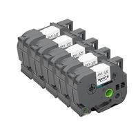 LXfOtG 36 mm 5 Pack Remplacement-Label Tape Compatible avec TZE 261 161 461 561 661 761 Compatible avec PT-P910BT T-P900 Maker(Black on White)