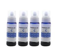 LXfOtG 4 Pack Recharge Ink Compatible avec GI-41 GI-51 Compatible avec G1420 G2420 G2460 G3420 G3460 G1520 G2520 G2560 G3520 G3560(4pcs Dye-Cyan)
