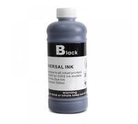 LXfOtG 500 ML de Colorant Encre BK C M Y Set Compatible avec diverses imprimantes à Jet d'encre, y Compris Le Bureau CISS 805 305(1PCS 500ML Dye Ink-BK)