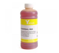 LXfOtG 500 ML de Colorant Encre BK C M Y Set Compatible avec diverses imprimantes à Jet d'encre, y Compris Le Bureau CISS 805 305(1PCS 500ML Dye Ink-Y)