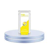 LXfOtG 738 Cartouche à Encre Compatible 300 ML Compatible avec la Design Jet T850 T950 Pigment Complet Encre Pigment avec Puce Stable à l'encre de l'imprimante(Y- 130ML)