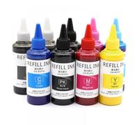 LXfOtG 9 Couleur 100 ML Encre Pigment Compatible avec Surecolor P600 P608 P800 P808 3800 3880 3890 Ensemble d'encre de Recharge d'imprimante