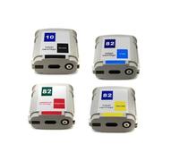 LXfOtG Cartouche à Encre Compatible Compatible avec 10 82 Designjet 10PS 20PS 120NR 50PS 500 510 800 815 820 Remplacement des imprimantes Compatible avec 10 Compatible avec 82(1SET (1BK 1C 1M 1Y))