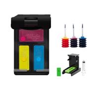 LXfOtG Cartouche à Encre Rechargeable Compatible avec PG575 CL576 575 576 XL PG575XL CL576XL TS3550I TS3551I TR4750 TR4751I IMPRIGETS INKET PRIMENTS REMPLACE(1Pack Color with Ink)