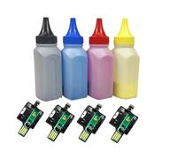 LXfOtG Cartouche de Toner Compatible avec Phaser 6125 6125n Remplacement Compatible avec 106R01334 106R01333 106R01332 106R01331(Toner and Chip)