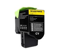 LXfOtG Cartouche de Toner CS310 701H Compatible avec imprimantes 70C1HK0 70C1HC0 70C1HY0 70C1HM0 Compatible avec CS310 CS310dn CS310n CS410 CS410n(Yellow)
