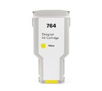 LXfOtG Cartouche d'encre 764 300ML avec Encre complète Compatible avec Les modèles d'imprimante Designjet T3500 Compatible avec numéro de pièce C1Q13A C1Q14A C1Q15A C1Q16A C1Q17A C1Q18A(1PC 300ML-Y)