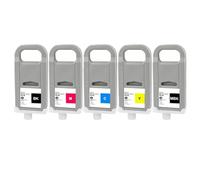 LXfOtG Cartouche d'encre Compatible PFI 703, Encre à Colorant pigmenté Compatible avec imprimante IPF 810 820 815 825(1PC Dye Ink Yellow)