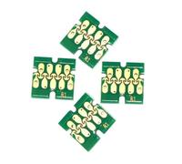LXfOtG Chips de Cartouche Compatible avec imprimante SC F2000 T7251 T7252 T7253 T7254 T7255A KCMYW Double W(T725A2W)