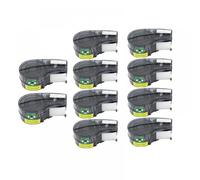 LXfOtG Emballage de 5 ou 10 Cartouches de Bande à Puce de Remplacement Compatible avec M21-750-427 compatibles avec M210 M211 M210-Lab Étiquetage des Machines(10PC New M21-750-427)