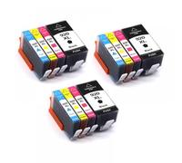 LXfOtG Encre à Cartouche Set 4pcs Compatible avec 920xl 920 Compatible avec OfficeJet 6000 6500 6500A 7000 7500 7500A avec Puce 4 Couleur(920XL-3set)