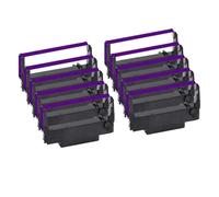 LXfOtG Ensemble de Ruban d'encre Compatible avec ERC30 ERC34 ERC38 Utilisation dans TM-U220PD U230 U210A TM-U370 U300C M188B M188D(Purple-10pcs)