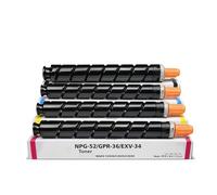 LXfOtG Jeu de Cartouches de Toner Compatible avec copieur NPG52 GPR36 CEXV34 IR-AC2020I C2025I C2030I C2225 C2230, 4 pièces