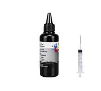 LXfOtG Kit d'encre de 100 ML de Recharge Compatible avec Divers modèles d'imprimantes 121 122 123 140 141 300 301 302 304 650 652 21 22 901 350 351 60 61(100ML-BK)