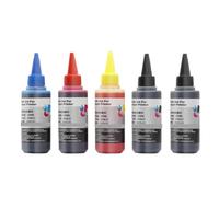 LXfOtG Kit d'encre de Colorant 100 ML avec 5 ou 6 Couleurs compatibles Divers modèles PGI 750 650 450 350 250 150 270 370 470 570 770 880 751 480 580(5color 100ML Dye Ink)